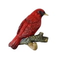 thumbnail image 5 of Reusable Birds on A Branch Hanger Utensils Wall Art Decor Wall Mounted Rack Home Improvement Resin Hook for Towel Hats Bag Windows Red 12x3.5x9.5cm, 5 of 9