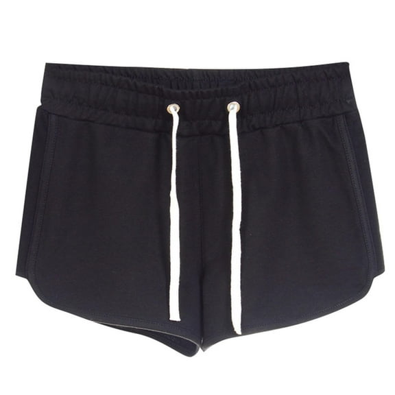 Shorts For Women Dgankt Fashion Women Summer Pocket Solid Casual Elastic High Waist Workout Shorts