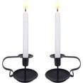 thumbnail image 4 of Candelabros, Candelabro Vintage De Hierro Forjado con Mango para Mesa De Cena 12X12X8cm 2 Piezas Negro, 4 of 5