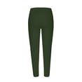thumbnail image 4 of Outfmvch Yoga Pants Womens Fleece Pants Fleece Tights for Women Long Johns for Women Thermal Cargo Sweatpants for Women Thermal Leggings Womens Sweatpants Army Green L, 4 of 4