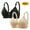 Black, variant on 2PC Mini-mizer Bras for Women's Push-Up Embroidered Glossy Comfortable Breathable Bra Underwear No Rims