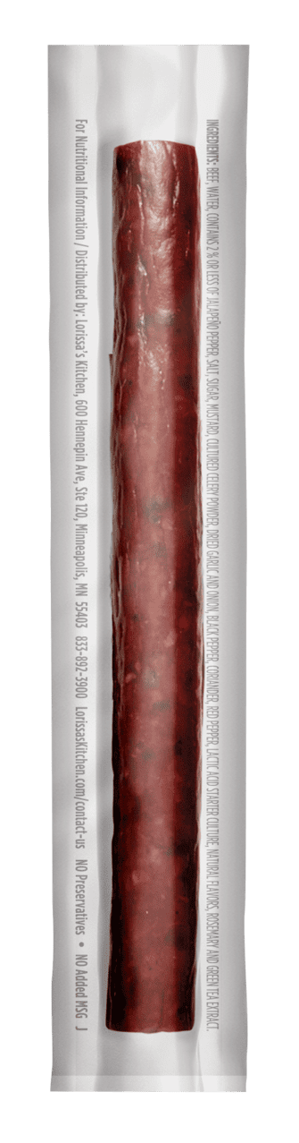 JALAPEÑO DRIED SAUSAGE STICKS (1/4 lb.)