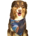 thumbnail image 6 of Naloa Night Sky Turtle Dog Bandanas 1PC Washable Triangle Dog Scarfs Premium Durable Fabric, for Small Medium Large Dogs and Cats, 6 of 6