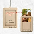 thumbnail image 4 of Welcome Home Decorations Car Decor Hanging Photo Frame San Valentín for Him Drive Wooden Car Picture Holder Rear View Accessories for Cars Decorations Drive I Love You Easter Hanging Decor Love Hangi, 4 of 9
