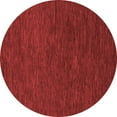 thumbnail image 1 of Ahgly Company Indoor Round Abstract Red Modern Area Rugs, 6' Round, 1 of 4