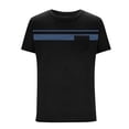 thumbnail image 5 of Men's Workout Shirts Moisture Wicking Short Sleeve Mesh Athletic T-Shirts Black XXL, 5 of 5