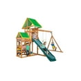thumbnail image 3 of Woodlands Wooden Playset with Picnic Table, Slide & Sandbox, 3 of 9