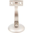 thumbnail image 2 of Heavy-Duty Aluminum Handrail Bracket with 2-1/8" Round Base, Satin Aluminum by Stone Harbor Hardware, 2 of 4