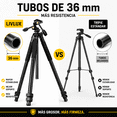 thumbnail image 3 of LIVLUX TP-95 + Tripie Camara Profesional + Tripode Video + Hidraulico 15 kg, 3 of 9
