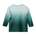 thumbnail image 5 of Karoyedx Girls Long Sleeve Ruffle T-Shirts, Basic Crewneck Everyday Tops, Soft Print Tee for Kids Dark Green Size,3-4 Years, 5 of 5