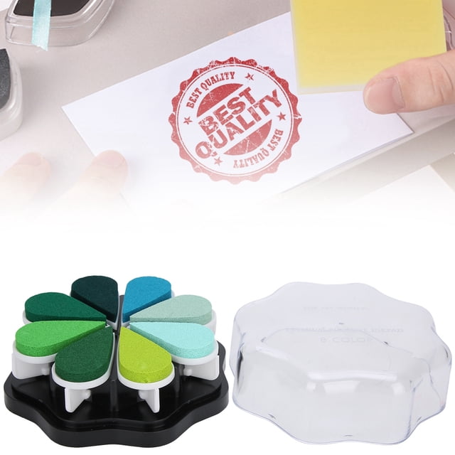 Color Water Based Printing Pad With Clear Expression Strong Coverage Convex Design 4 Styles Available Material Excellent Light Resistance