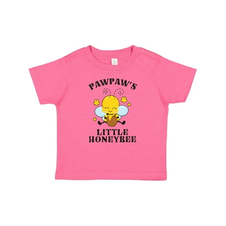 

Inktastic Cute Bee Pawpaw s Little Honeybee with Stars Gift Baby Boy or Baby Girl T-Shirt