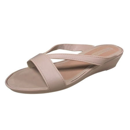 

Womens Sandals Women S Shoes Round Toe Fashion Casual Sandals Platform Wedge Comfort Sandals Women S Sandals Pu Khaki 39