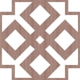 thumbnail image 4 of Ekena Millwork 23 3/8"W x 23 3/8"H x 3/8"T Large Blendon Decorative Fretwork Wood Wall Panels, Walnut, 4 of 6