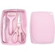 thumbnail image 1 of Herramientas de cocina Juego de 5 piezas de cocina con paja de trigo, apto para lavavajillas, color rosa, 1 of 4
