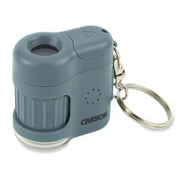 Carson MicroMini™ 20x LED Lighted Pocket Microscope with Built-In UV and LED Flashlight, Blue