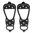 thumbnail image 1 of Crampones de nieve antideslizantes de 8 dientes, agarre para hielo, cadena para calzado, funda de silicona, 1 of 14