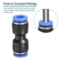 thumbnail image 4 of Uxcell 6mm Tube OD Quick Connect Push to Connector Fitting, Black 30Pcs, 4 of 6