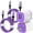 Purple, variant on USB C Charger Block Fast Charging, 2 Pack Dual Port USB Wall Charger with 6FT USB C Cable, Type C Block Wall Charger Adapter USB C Brick Cube with USB C Phone Charger Cords, Mixed