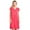 Red, variant on Casual Nights Women's Fancy Lace Neckline Silky Tricot Nightgown - Light Green - X-Large