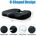thumbnail image 3 of Seat Cushion, Orthopedic Seat Cushion Ergonomic Seat Cushion, Memory Foam Chair, 3 of 5