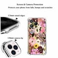 thumbnail image 4 of Grammy Dress Flower Pattern Case for iPhone 14 Pro,Aesthetic Colourful Floral Pattern Soft TPU Full Cover Case, 4 of 5