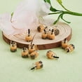 thumbnail image 4 of EOEMY 20Pcs Navajowhite Glass Bottle Pendants Mini Cute Tea Charms Crafting 20~25mm, 4 of 9
