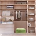 thumbnail image 5 of REGALWOVEN Clothes Storage, Storage Bags, 1 Pack Moving Bags for Organizing Comforters, Closet Organizers, and Storage with Handles Green 27.5*19.5*12in, 5 of 7