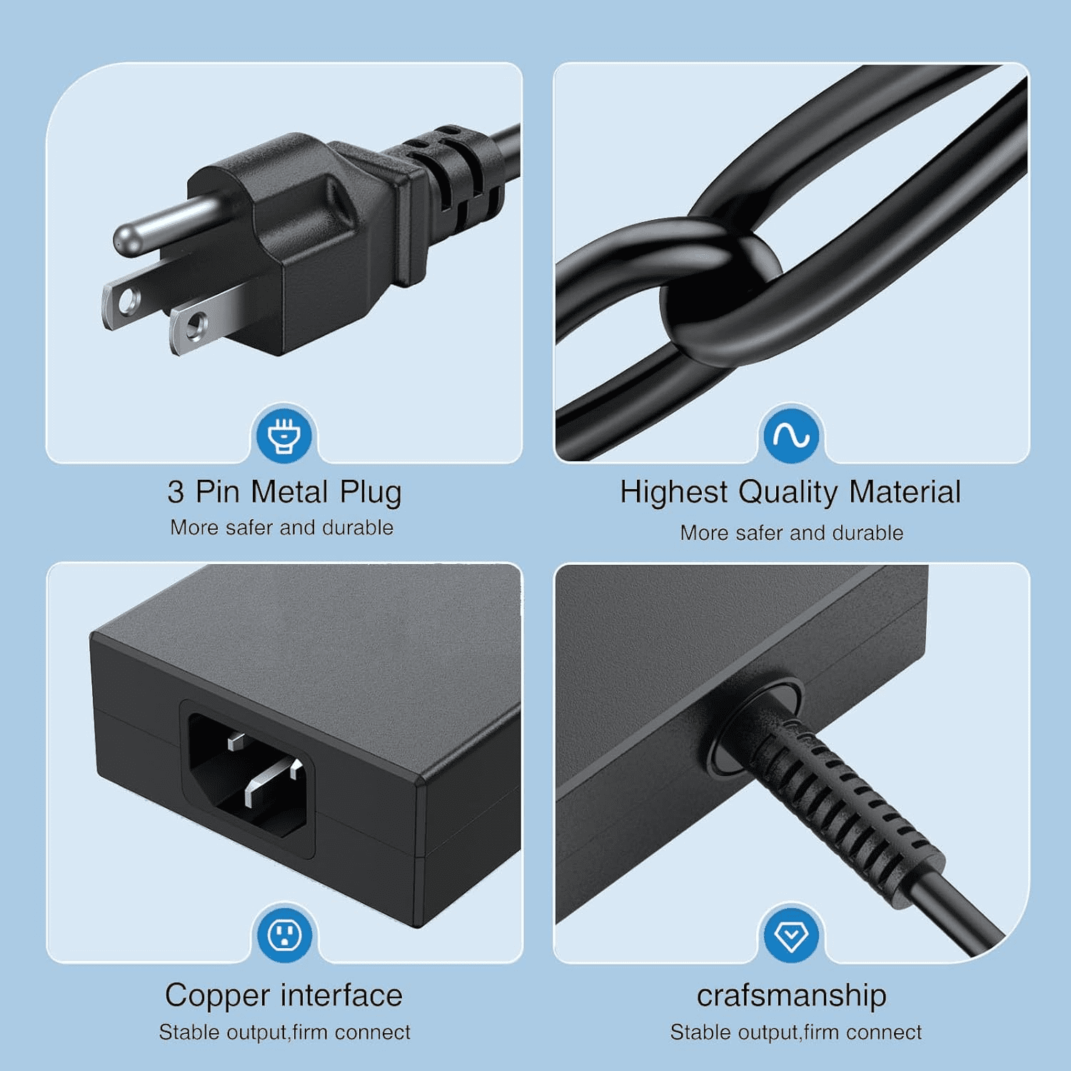 230W 19.5V 11.8A AC Laptop Charger Fit for MSI GS66 GS65 GS76 GS75 WS65 WS66 WS75 WS76 MSI Laptop Power Adapter Supply A12-230P1A A17-230P1A
