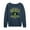 HEATHER INDIGO, variant on She Hulk - Athletics - Women's French Terry Pullover Long Sleeve Shirt