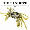 thumbnail image 4 of 8pcs ProFisher Silicone Soft Crab Fishing Lures, 3D Realistic Artificial Bait with Sharp Double Hooks, Saltwater Fishing Gear for Fresh & Saltwater Enthusiasts, 4 of 8