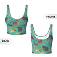 thumbnail image 5 of Naloa Cute Animals Sports Bras for Women, High Support Bra with Removable Pads, Comfortable - Small, 5 of 9