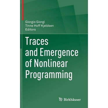 Traces and Emergence of Nonlinear Programming (Hardcover)