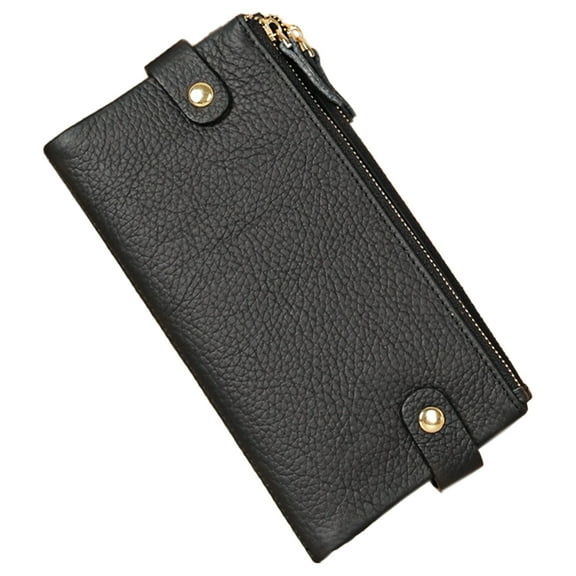 Egoelife Women Wallet Leather Tri-fold Ladies Purse Cute Small Zipper Pocket Lightweight Coin Cash and Card Holder with ID Window