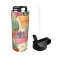 thumbnail image 2 of Susaid Succulent And Cactus Print 18oz Sports Insulated Kettle Stainless Steel Water Bottle For Running, Hiking, Cycling, Climbing, 2 of 8