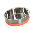 thumbnail image 2 of Comederos para gatos, bebederos y dispensadores de comida con base antideslizante. Naranja, 2 of 9