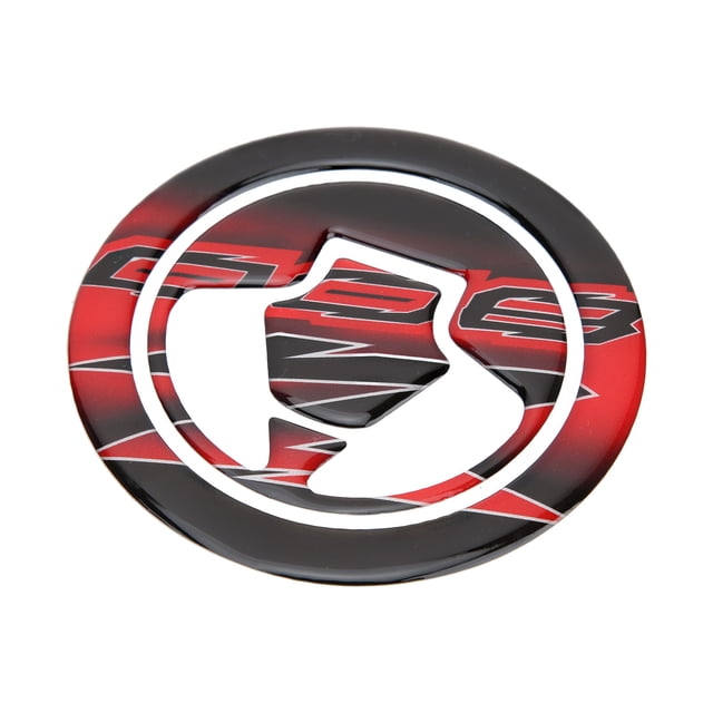 Autocollant de Couvercle de Carburant, Forte Adhérence Résine Époxy Modification Huile pour Moto Remplacement pour Kawasaki Z800 Noir + Rouge, Noir + Vert, Style Fibre de Carbone Noire