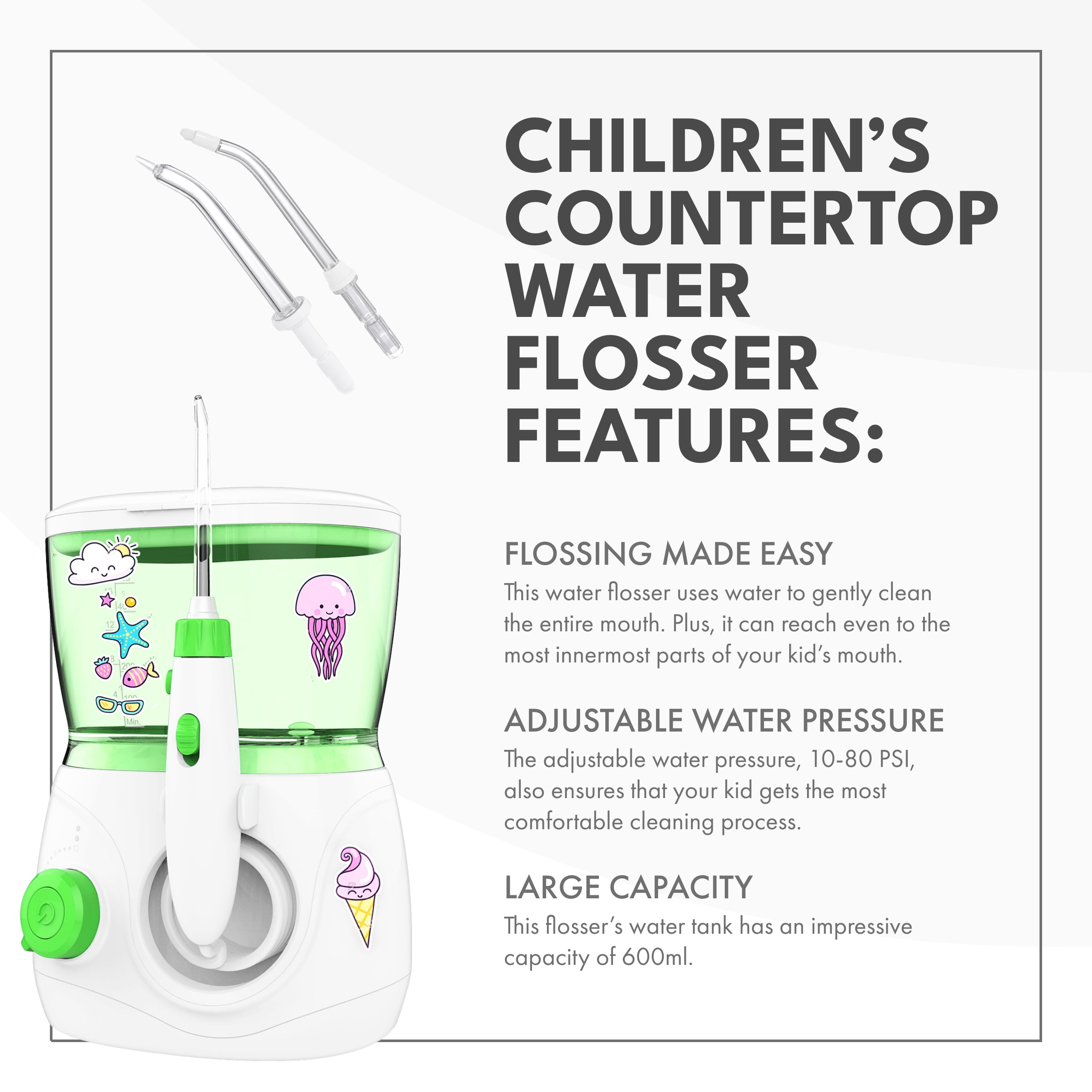 Childrens Countertop Water Flosser