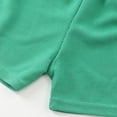 thumbnail image 5 of TOOYOU Boys 2-Piece Outfits Sets Summer Children'S Casual Loose Short Sleeve Suit Boys Breathable Clothing Sets Size 5-6 Years Green, 5 of 8
