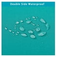 thumbnail image 3 of Drevy Patio Cushion Covers Replacement, Outdoor Cushion Slipcovers, Waterproof Chair Seat Cover for Sofa Couch Furniture Outside Zipper Design, 4 Set 22 Inchx20 Inch Peacock Blue, 3 of 8
