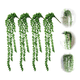 thumbnail image 2 of 4pzs Plantas Artificiales Suculentas Colgantes Cadena Perlas Malubero Verde, 2 of 5