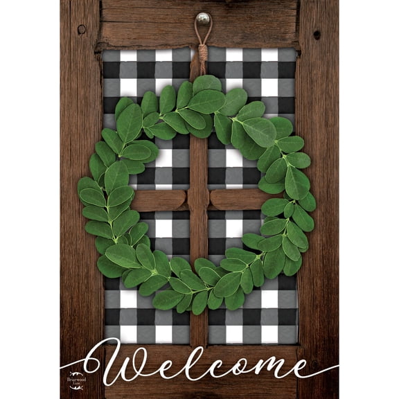 Briarwood Lane Spring Garden Flag 12x18 For Outdoor Boxwood Wreath For Spring Garden Flag Flags For Outside