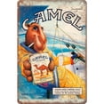 thumbnail image 1 of Letrero Cgtredaw Póster Retro Pintura Camello Fumador Arte Pared, 1 of 9