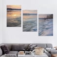 thumbnail image 4 of Nawypu Wall Art Paintings Scenic winter landscape frozen lake sunset at evening time Finland Canvas Art Print wall Poster Artwork for living Room Bedroom Wall Decor and Home Decor 12''x16''X3 Panels, 4 of 4