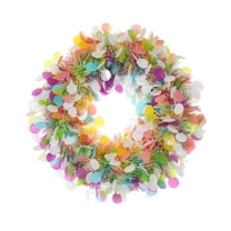 GUOOL Artificial Xmas Wreath,Christmas Door Wreath,Front Door Christmas Wreath for Office ,Party Backdrop Winter Ornament Farmhouse