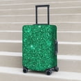 thumbnail image 5 of Emerald Glitter Sparkles Luggage Cover Anti Scratch, Elastic Suitcase Protector Suitcase Covers for Luggage Fits 18-32 Inch Luggage, 5 of 5