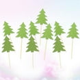 thumbnail image 3 of WHAMVOX  10 Pcs Cake Picks Dessert Toppers Christmas Tree Party Supplies Decor Green, 3 of 8