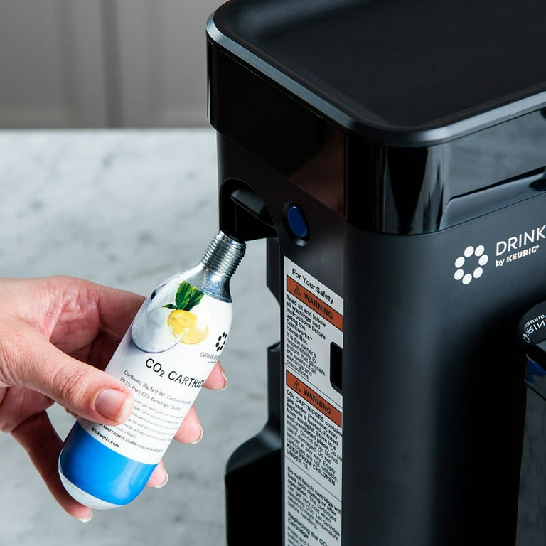 Drinkworks CO2 Cartridges for Carbonated Beverages Compatible with Drinkworks Home Bar by Keurig 2 Count