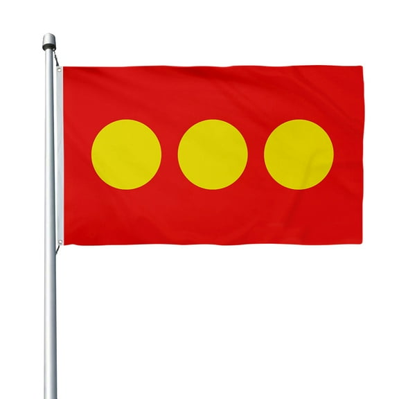 Aihccy Christiania (Freetown) Flag with Brass Grommets Size - 3x5Ft