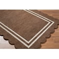 thumbnail image 3 of Mark&Day Wool Rugs, 5x7 Sanaa Modern Chocolate Area Rug, Chocolate Taupe Carpet for Living Room, Bedroom or Kitchen (5' x 7'6"), 3 of 7